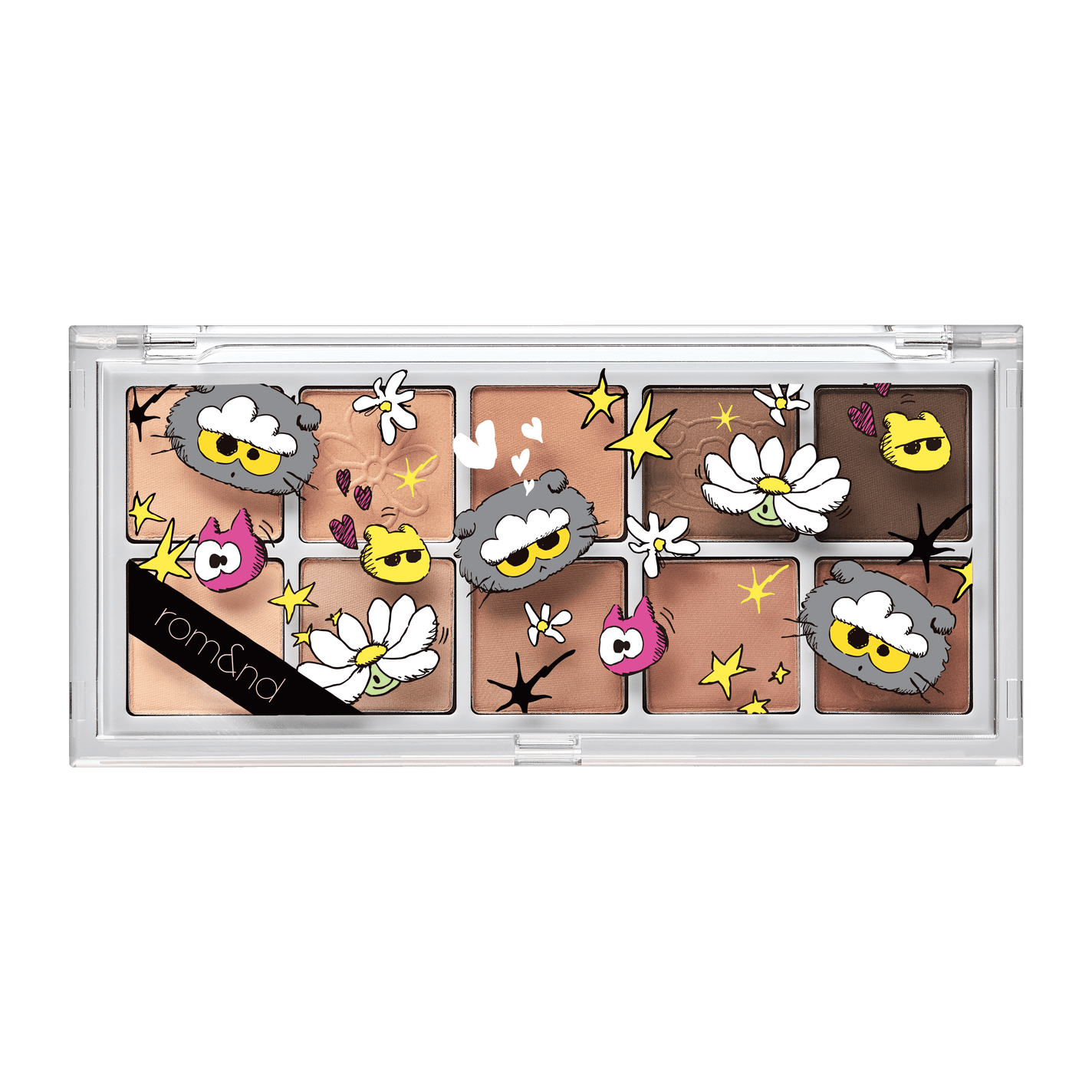 【ドン・キホーテ限定】rom&nd | ZO&FRIENDS べターザンパレットセット Z02 デイジーポップ+05 シェイドアンドシャドウガーデン