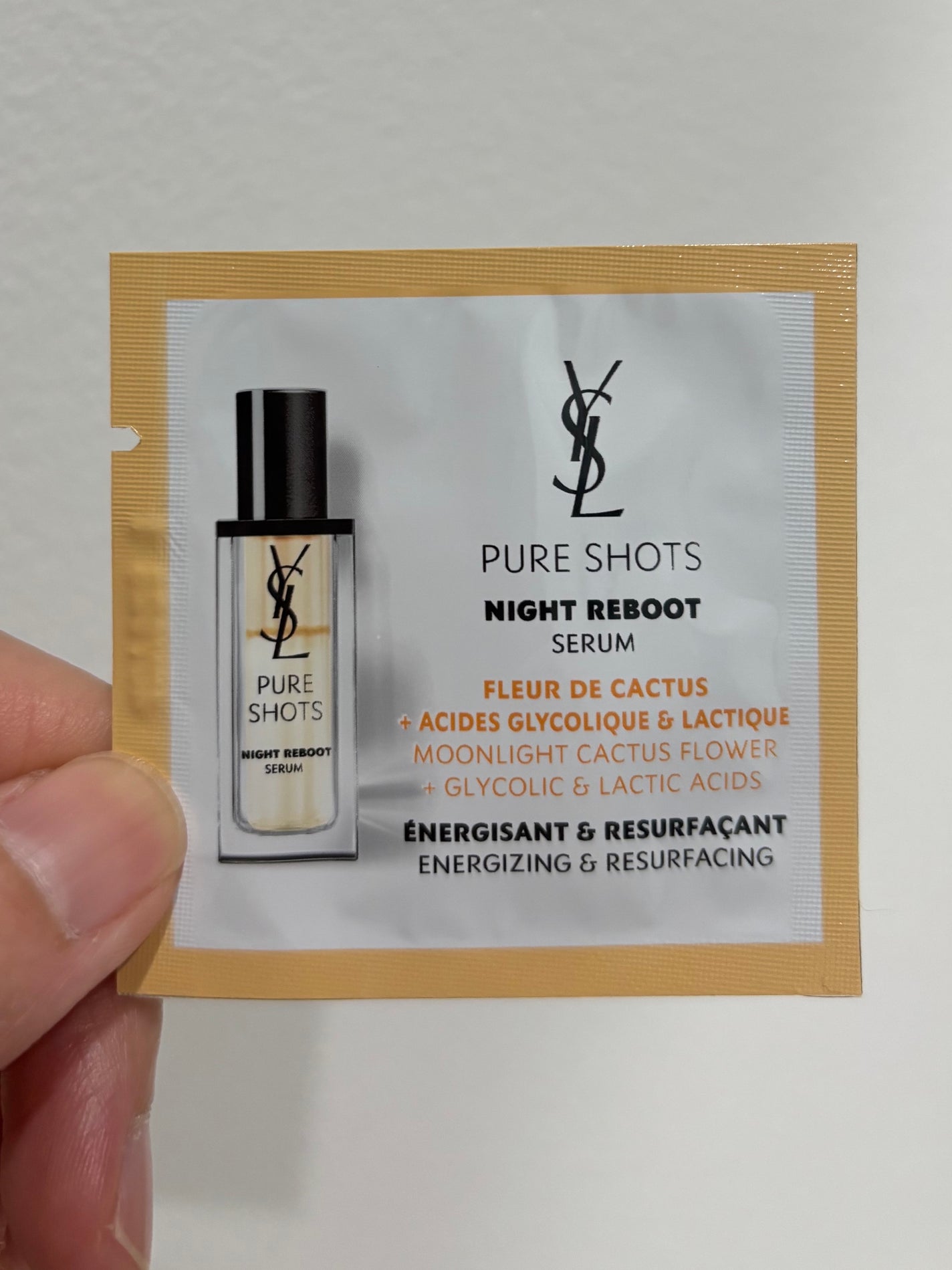 ピュアショット ナイト リチャージセラム/YVES SAINT LAURENT BEAUTE/美容液を使ったクチコミ(1枚目)