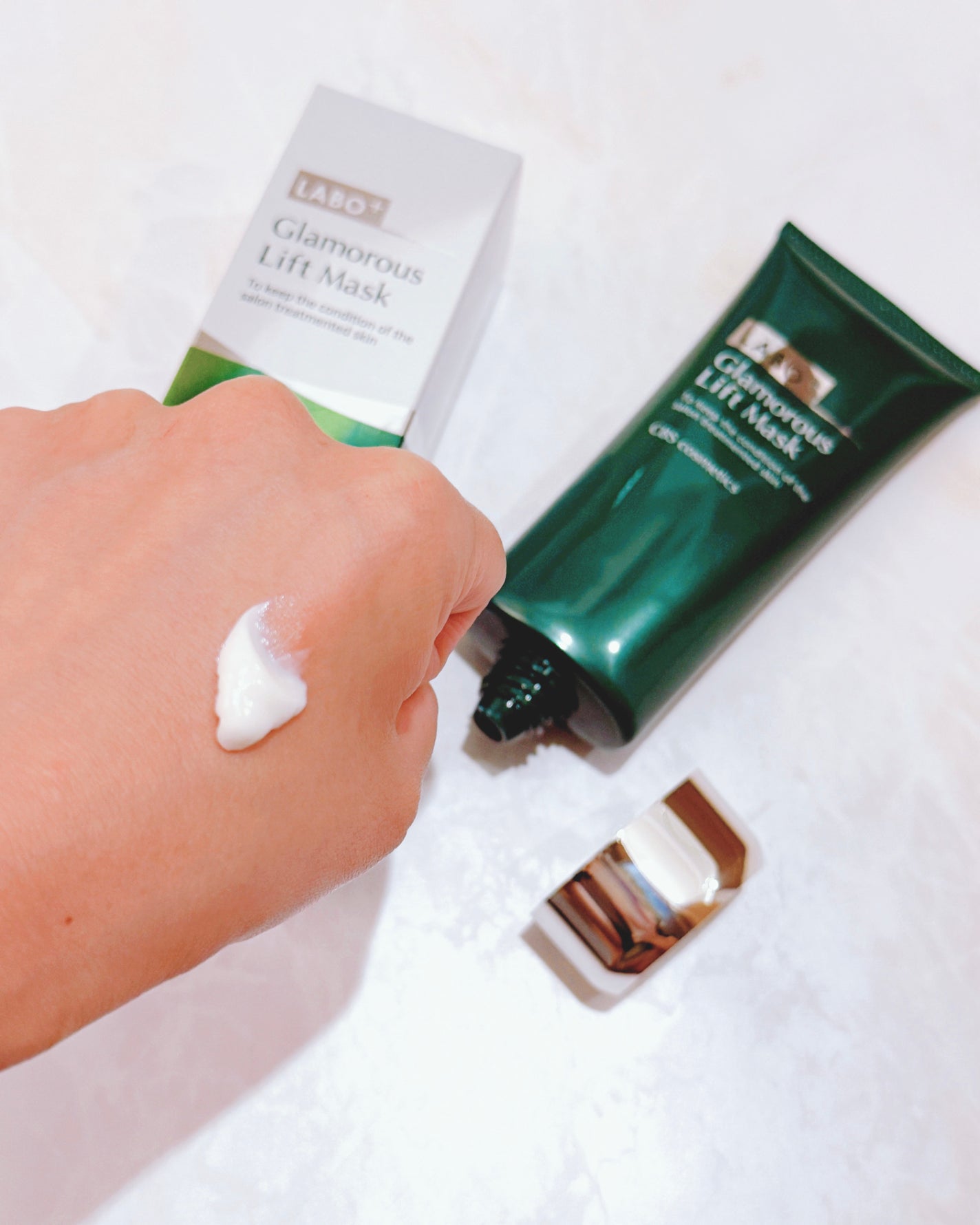 グラマラスリフトマスク/LABO+/フェイスクリームを使ったクチコミ(4枚目)