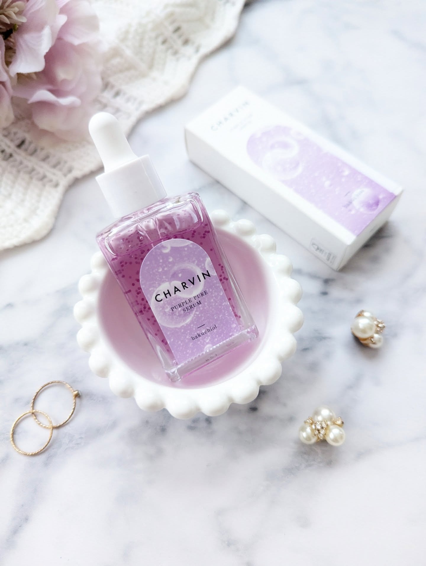 PURPLE PURE SERUM/CHARVIN/美容液を使ったクチコミ（1枚目）