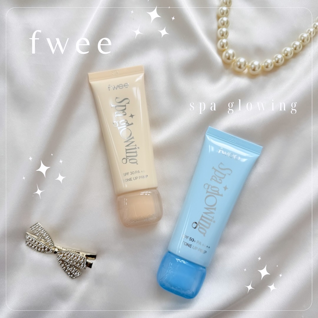スパグロウUVトーンアップベース/fwee/化粧下地を使ったクチコミ（1枚目）