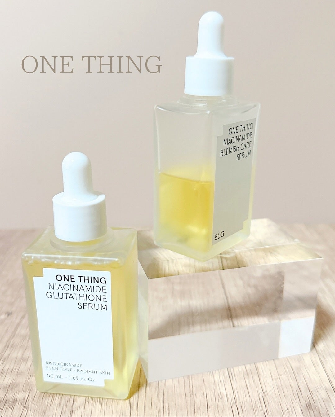 ナイアシンアミドグルタチオンセラム/ONE THING/美容液を使ったクチコミ(5枚目)