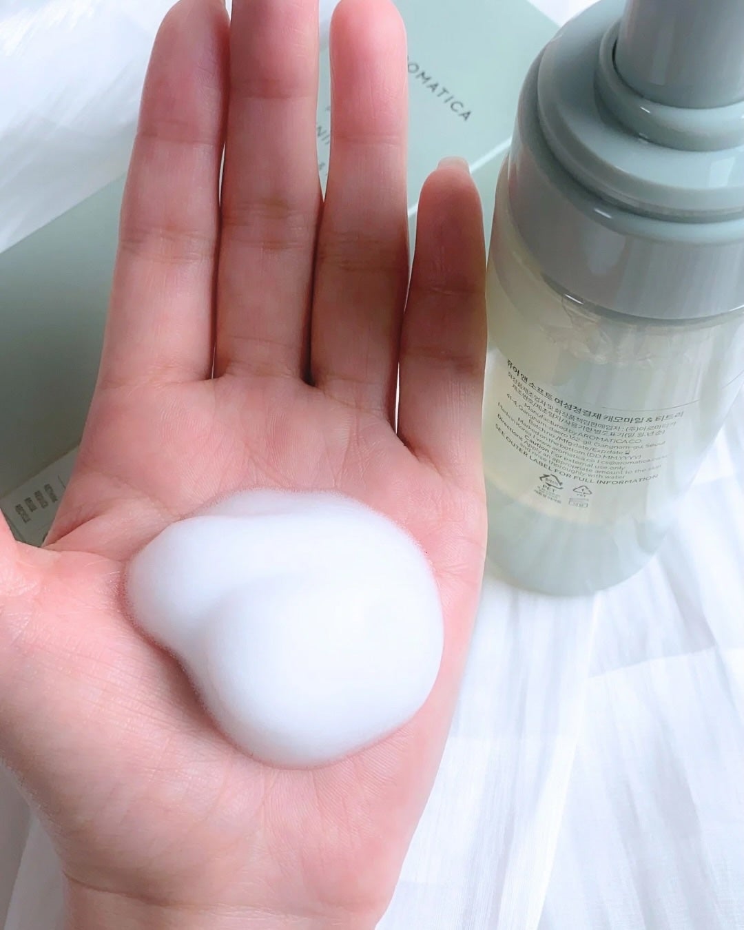 ピュア&ソフトフェミニンウォッシュ /AROMATICA/デリケートゾーンケアを使ったクチコミ(3枚目)