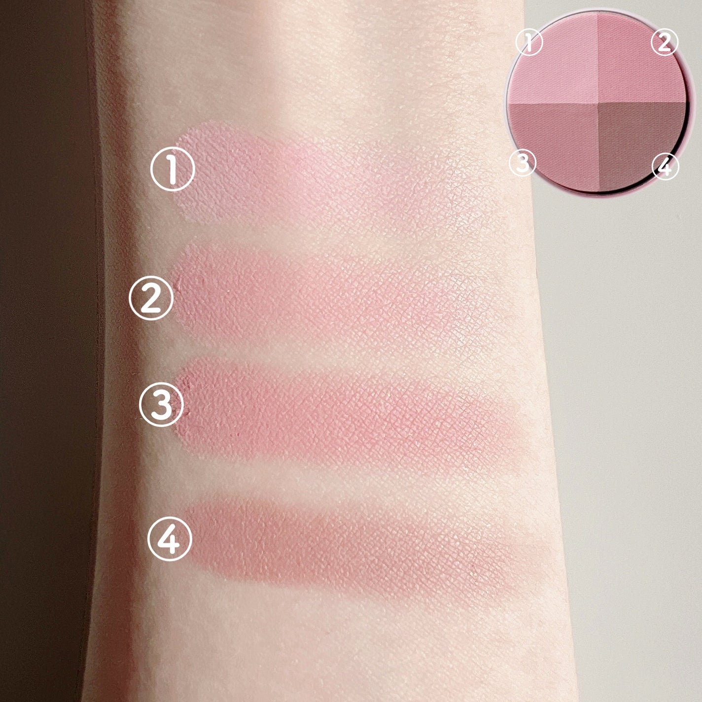 マルチクアッドシャドウ/dasique/パウダーアイシャドウを使ったクチコミ(8枚目)