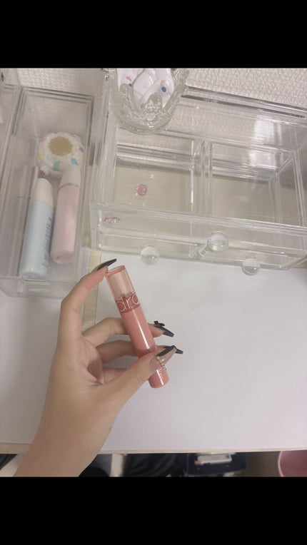 グラスティングカラーグロス/rom&nd/リップグロスを使ったクチコミ(1枚目)