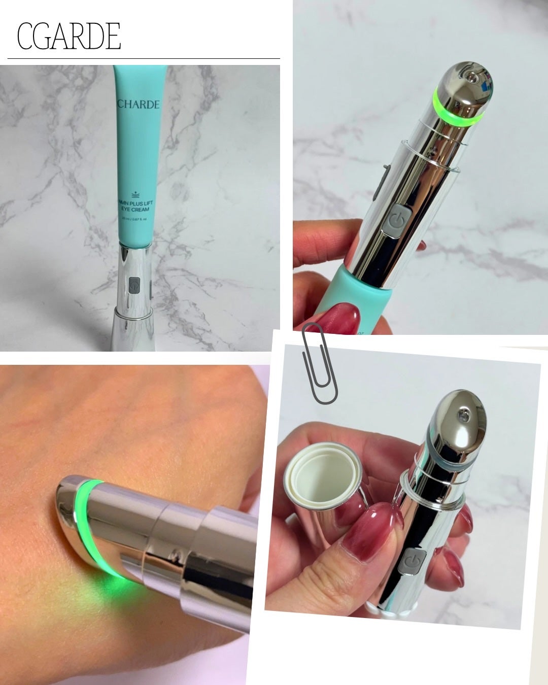 NMNプラスリフトアイクリーム/CHARDE/アイケア・アイクリームを使ったクチコミ(2枚目)