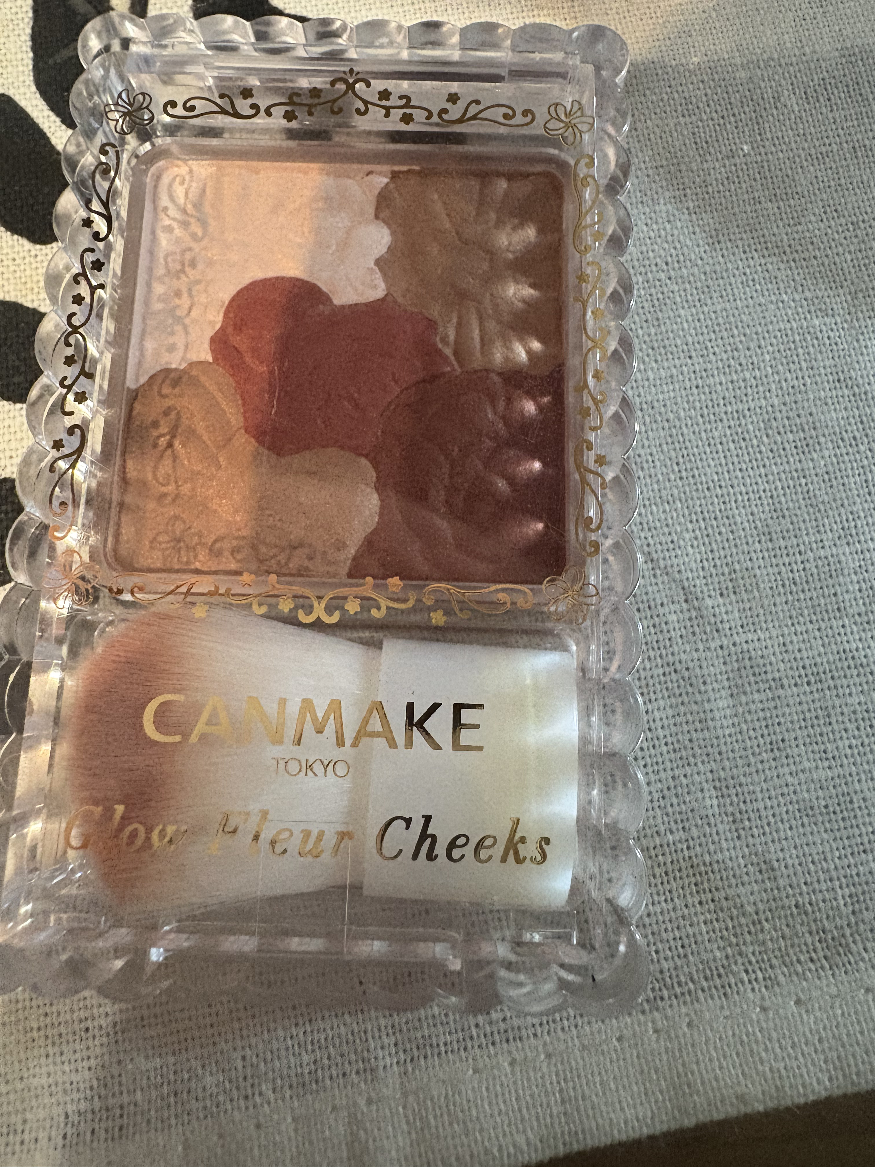 グロウフルールチークス 10 テラコッタフルール/キャンメイク/パウダーチークを使ったクチコミ（1枚目）