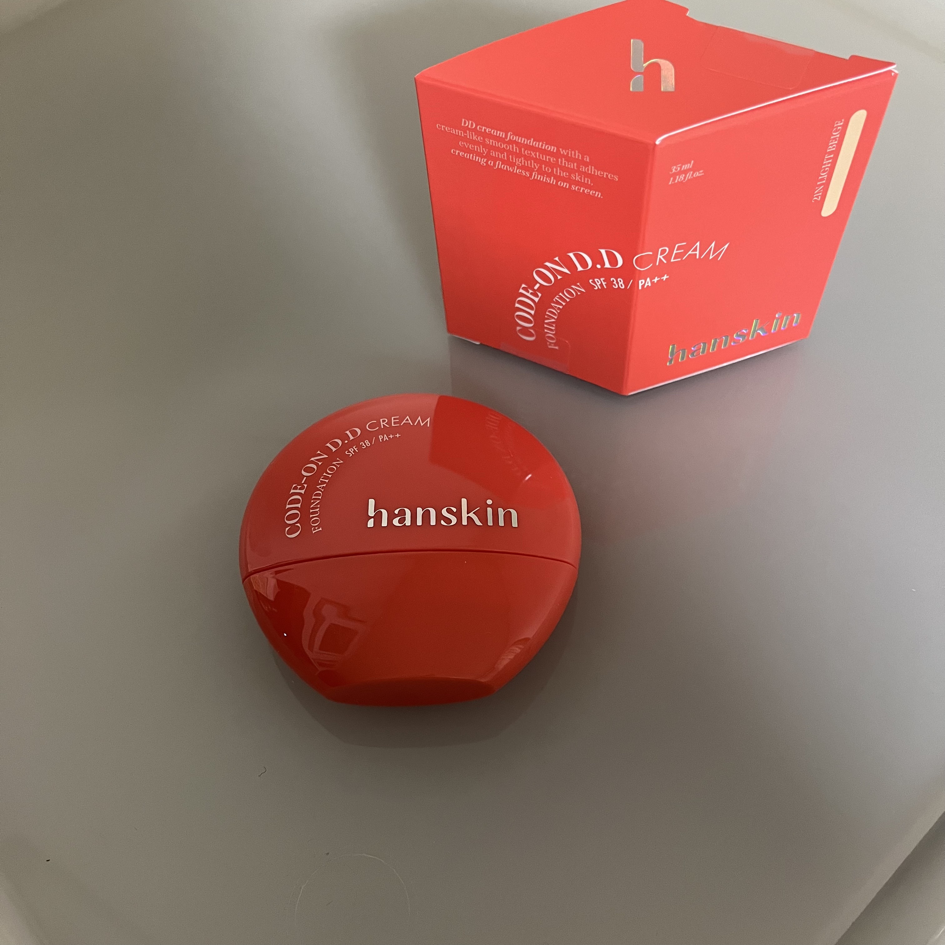 CODEON DDクリームファンデーション/ハンスキン/クリーム・エマルジョンファンデーションを使ったクチコミ（1枚目）