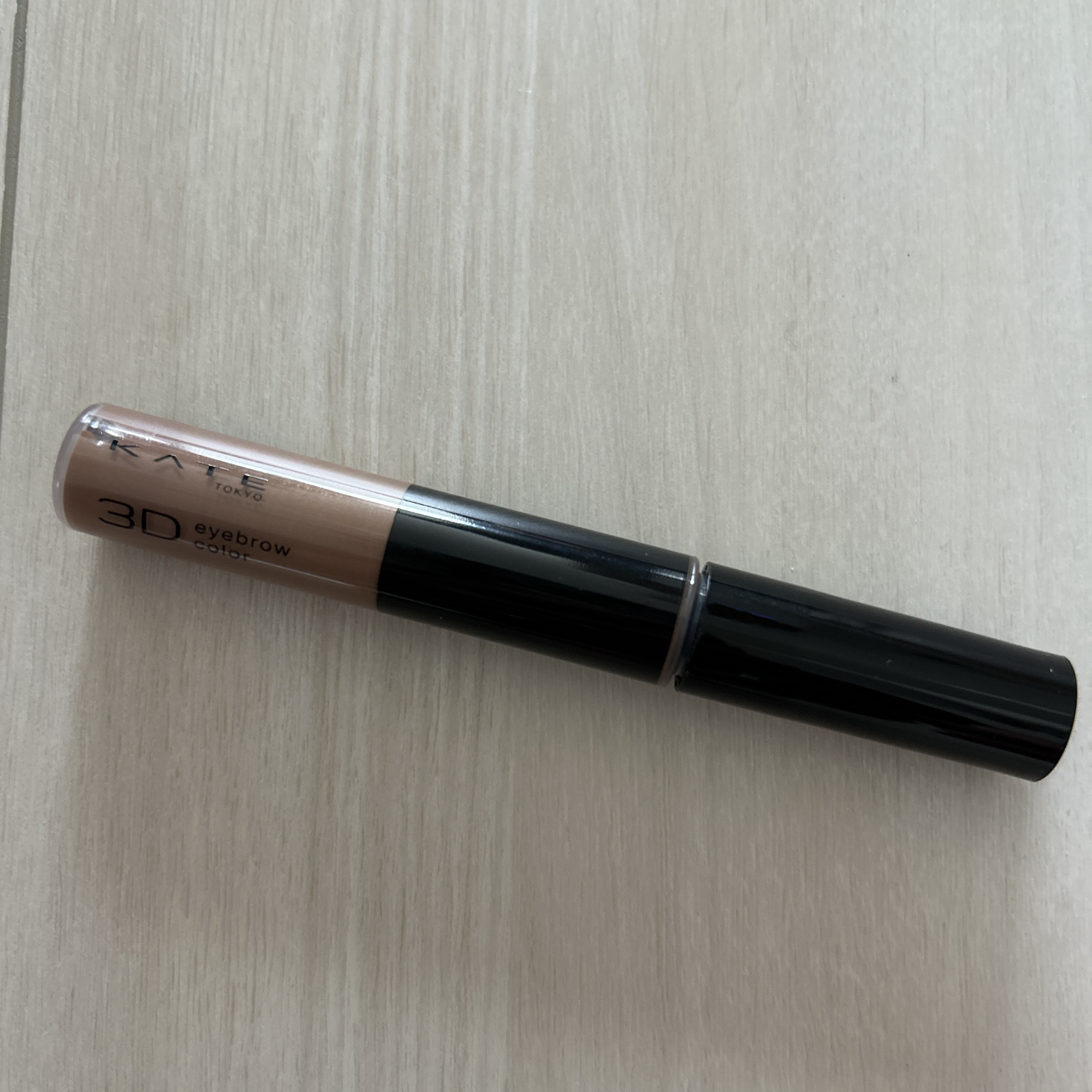 3DアイブロウカラーN BRｰ1 ナチュラルブラウン（濃いブラウン～黒髪に合う）/KATE/眉マスカラを使ったクチコミ（1枚目）