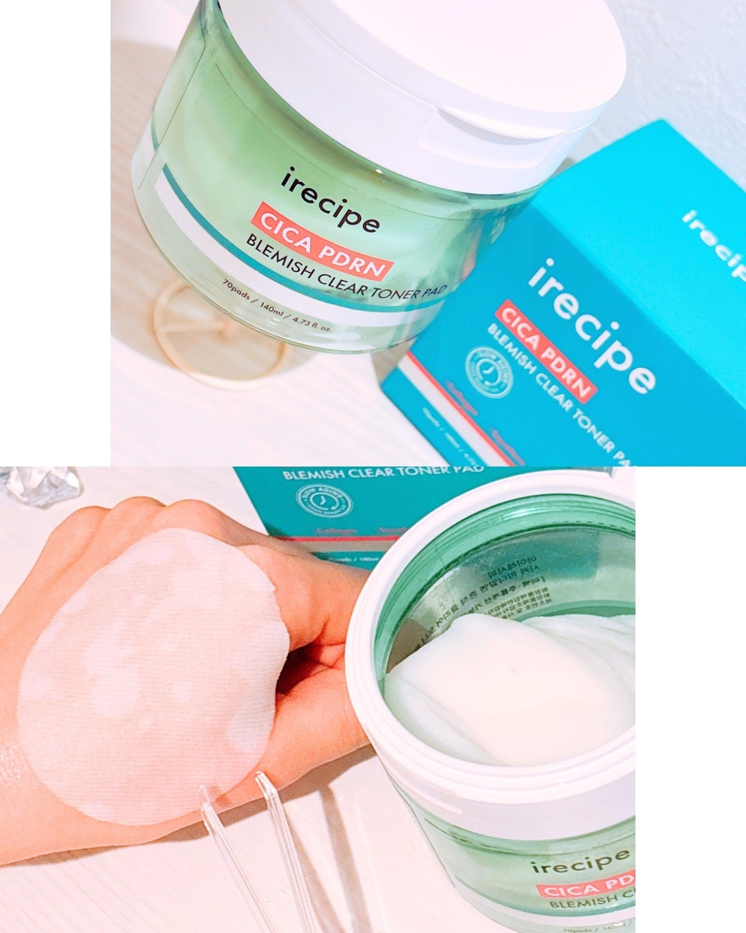 シカ PDRN 跡 クリアー トナーパッド/irecipe/トナーパッドを使ったクチコミ(2枚目)