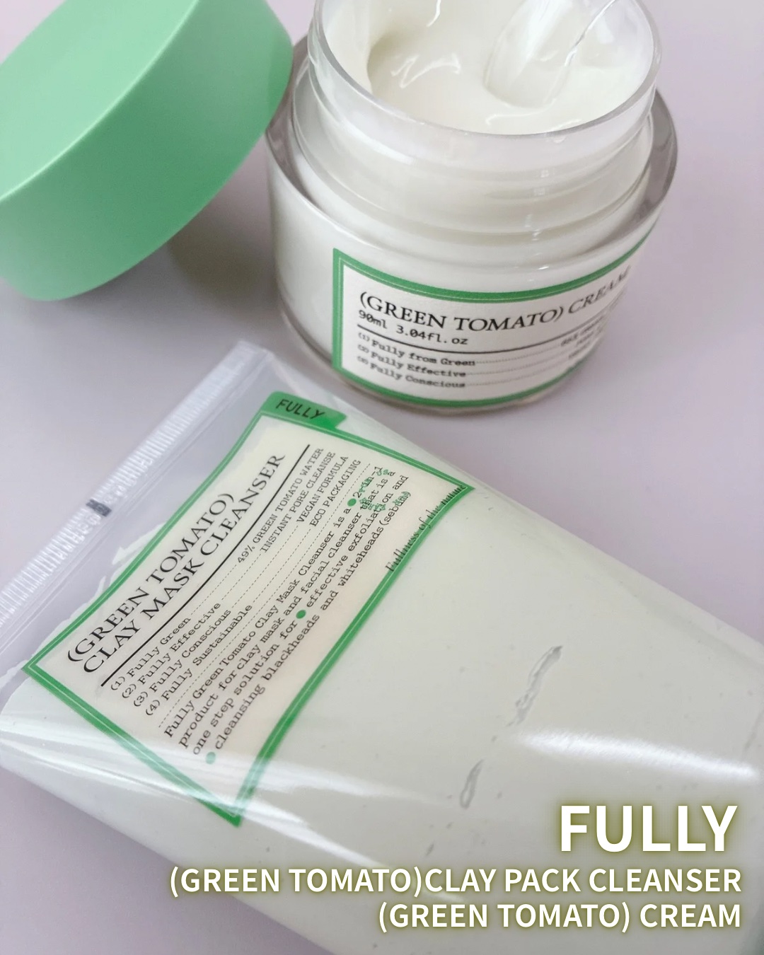 グリーントマトクレイマスククレンザー/FULLY/洗い流すパック・マスクを使ったクチコミ（1枚目）