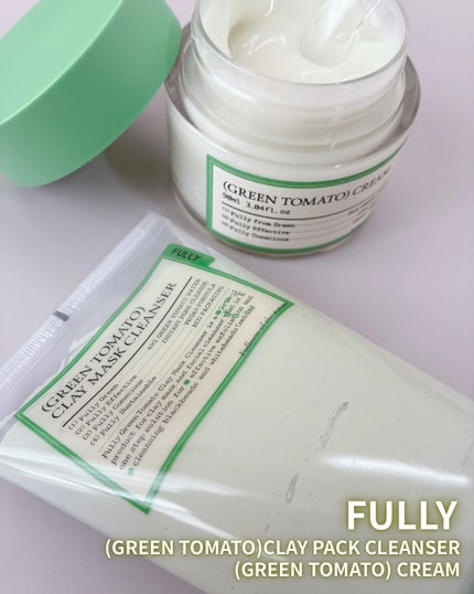 グリーントマトクレイマスククレンザー/FULLY/洗い流すパック・マスクを使ったクチコミ(1枚目)