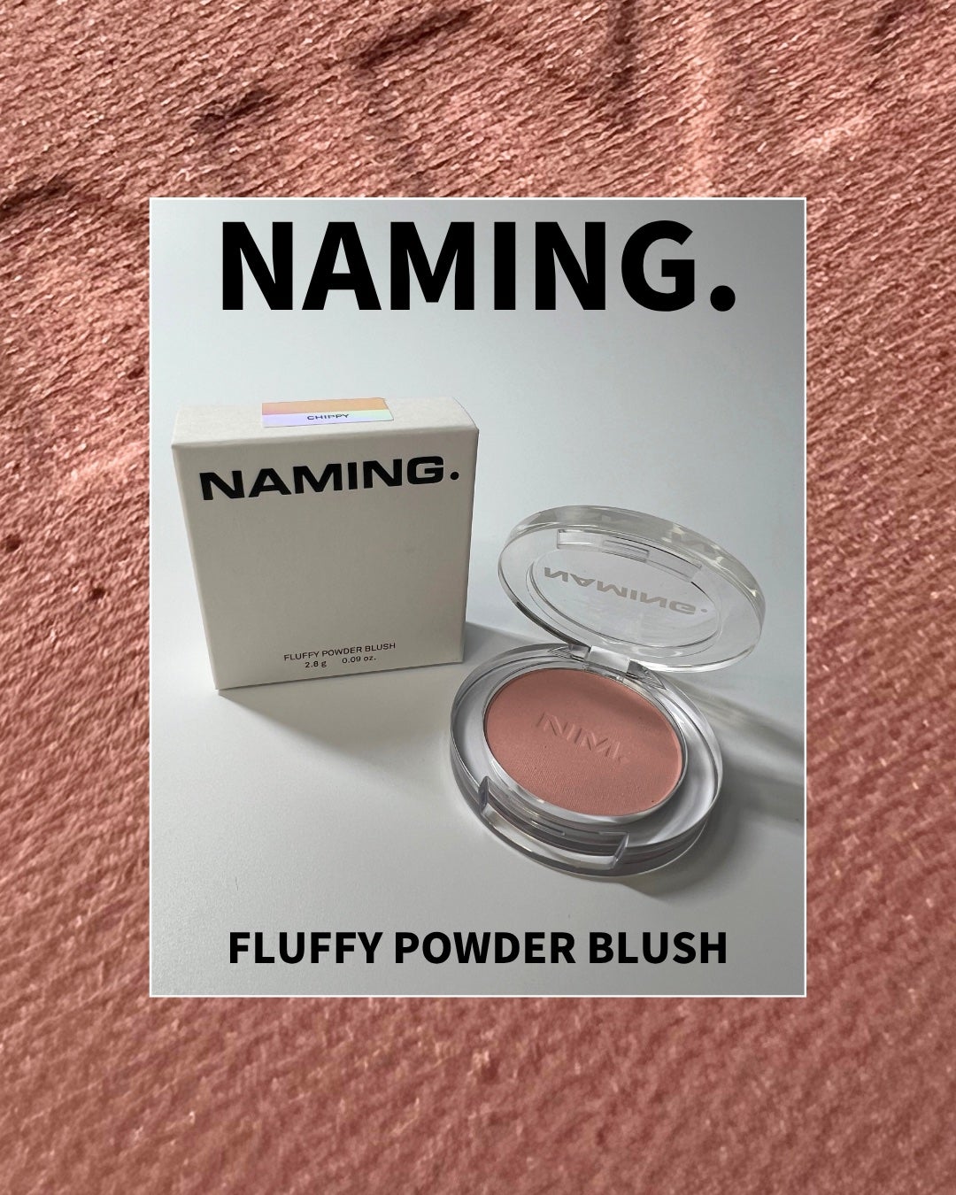 ネーミング フラッフィーパウダーブラッシュ/NAMING./パウダーチークを使ったクチコミ(1枚目)