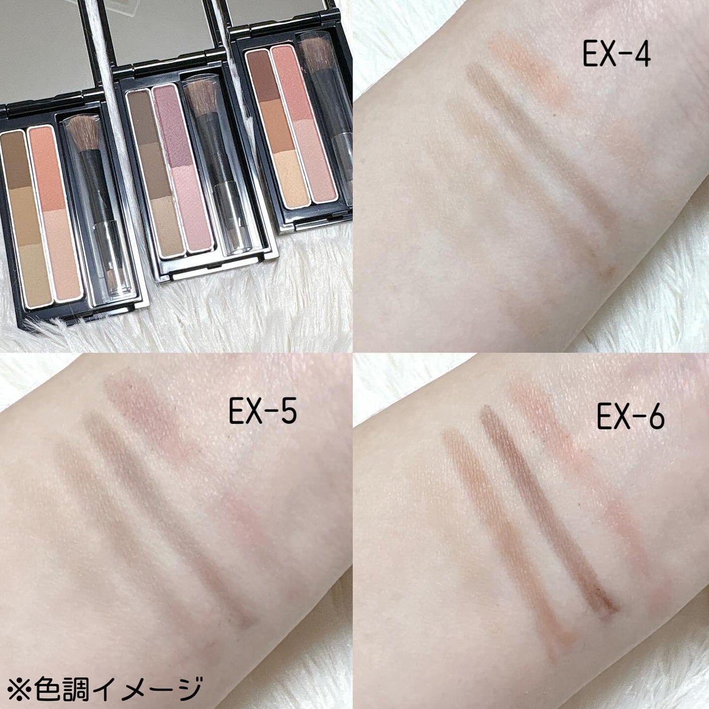 Lina♡フォロバ on LIPS 「血色ニュアンスを仕込むパウダーアイブロウで垢抜け眉メイク✨デザ..」(3枚目)