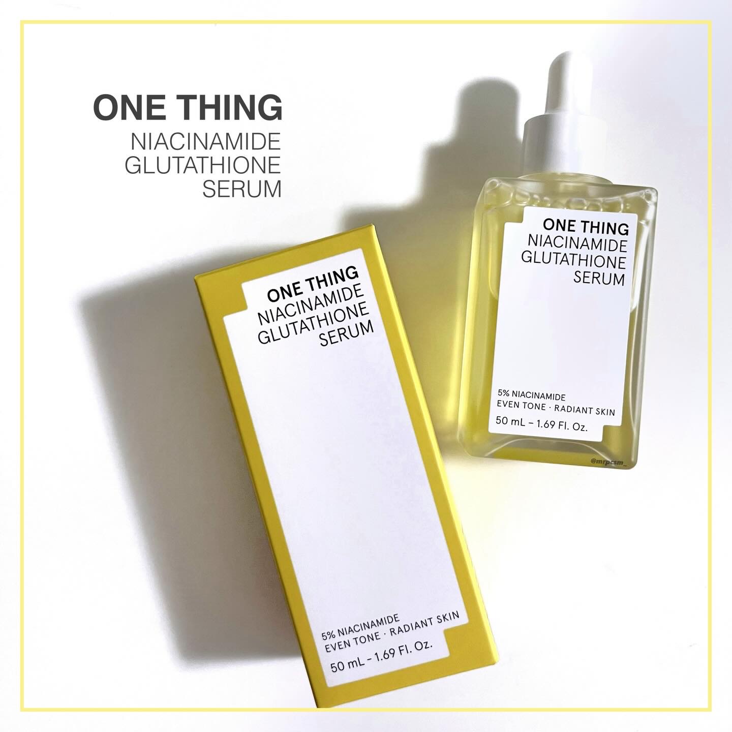 ナイアシンアミドグルタチオンセラム/ONE THING/美容液を使ったクチコミ（1枚目）