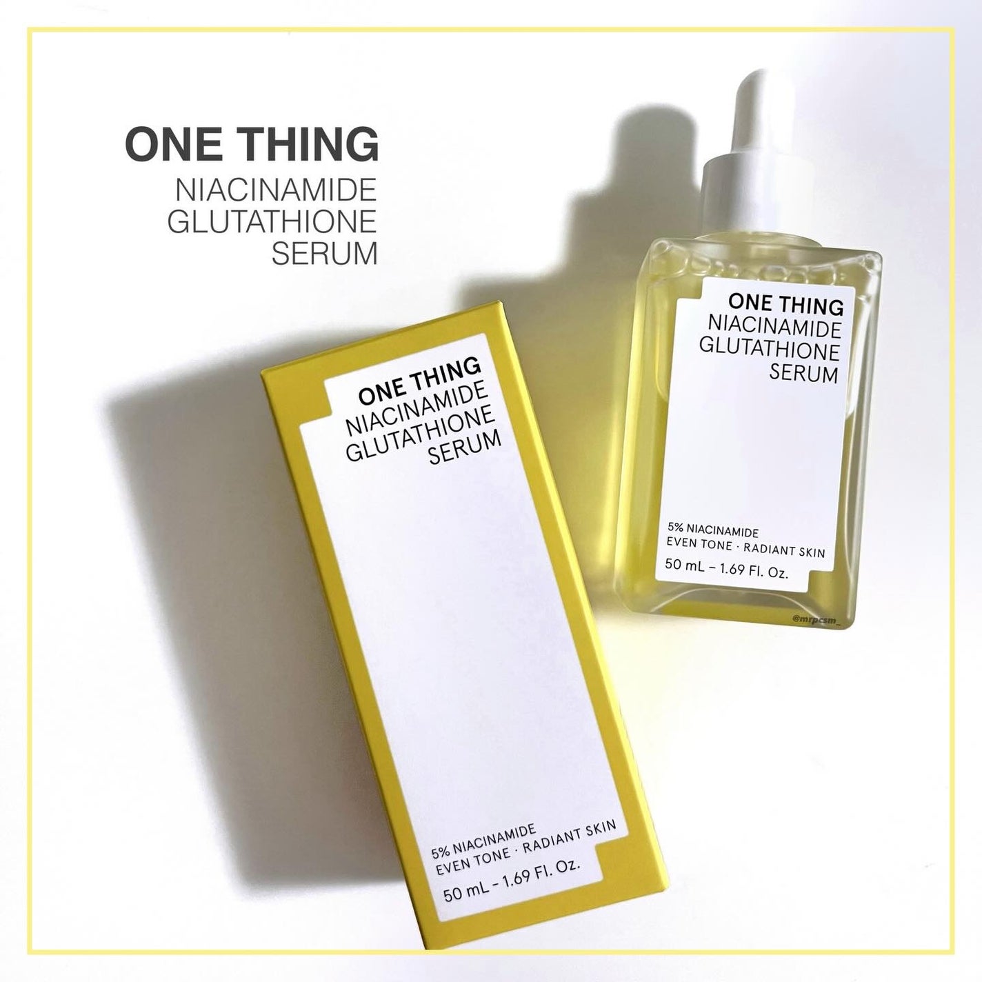 ナイアシンアミドグルタチオンセラム/ONE THING/美容液を使ったクチコミ(1枚目)