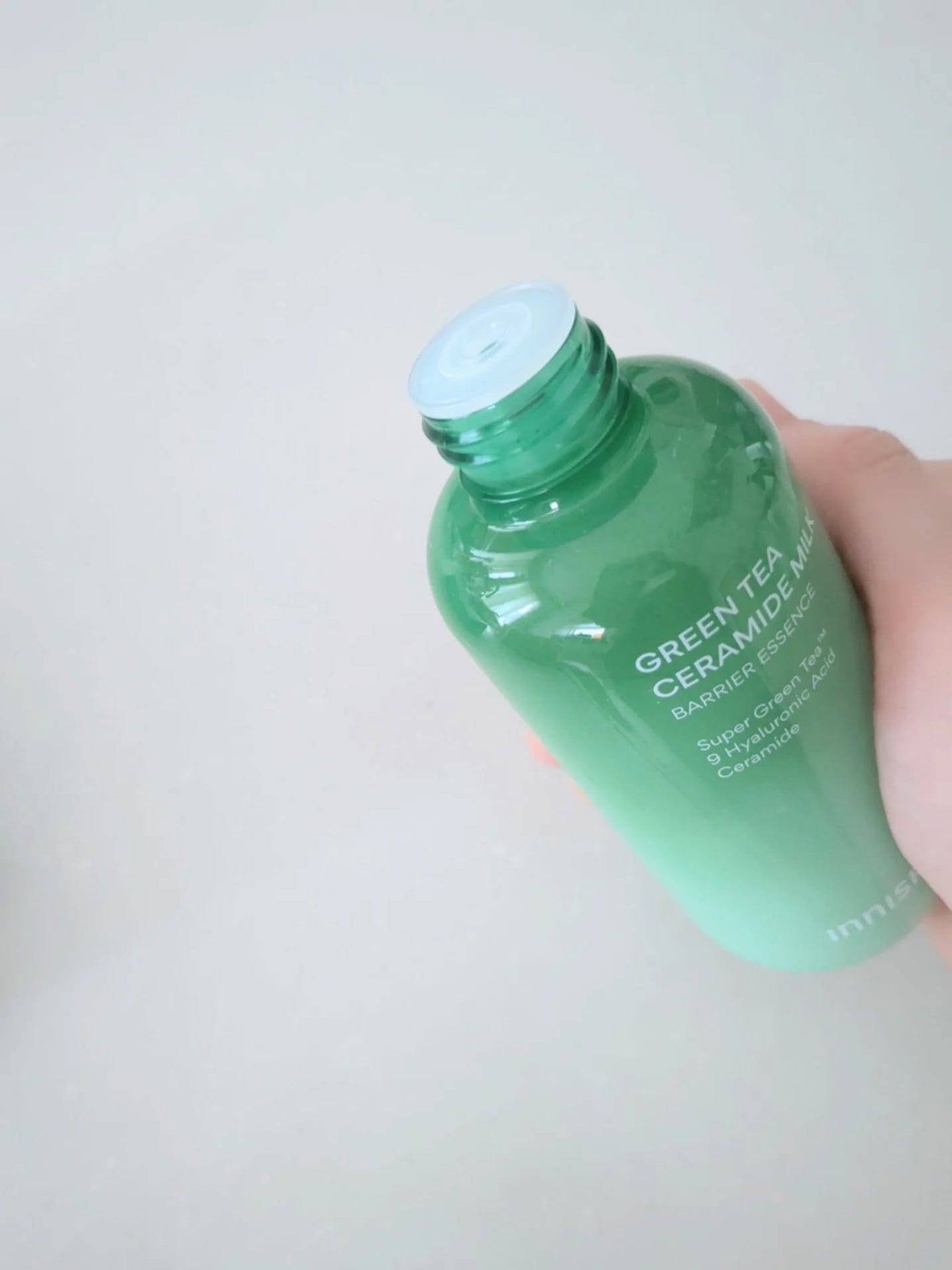 グリーンティー セラミド ミルク エッセンストナー/innisfree/化粧水を使ったクチコミ(3枚目)