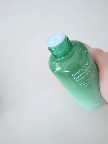 グリーンティー セラミド ミルク エッセンストナー/innisfree/化粧水を使ったクチコミ(3枚目)