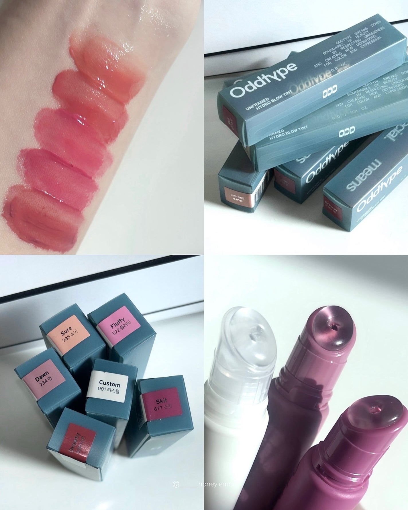 アンフレームドハイドロブロウティント/Oddtype/リップティントを使ったクチコミ(2枚目)