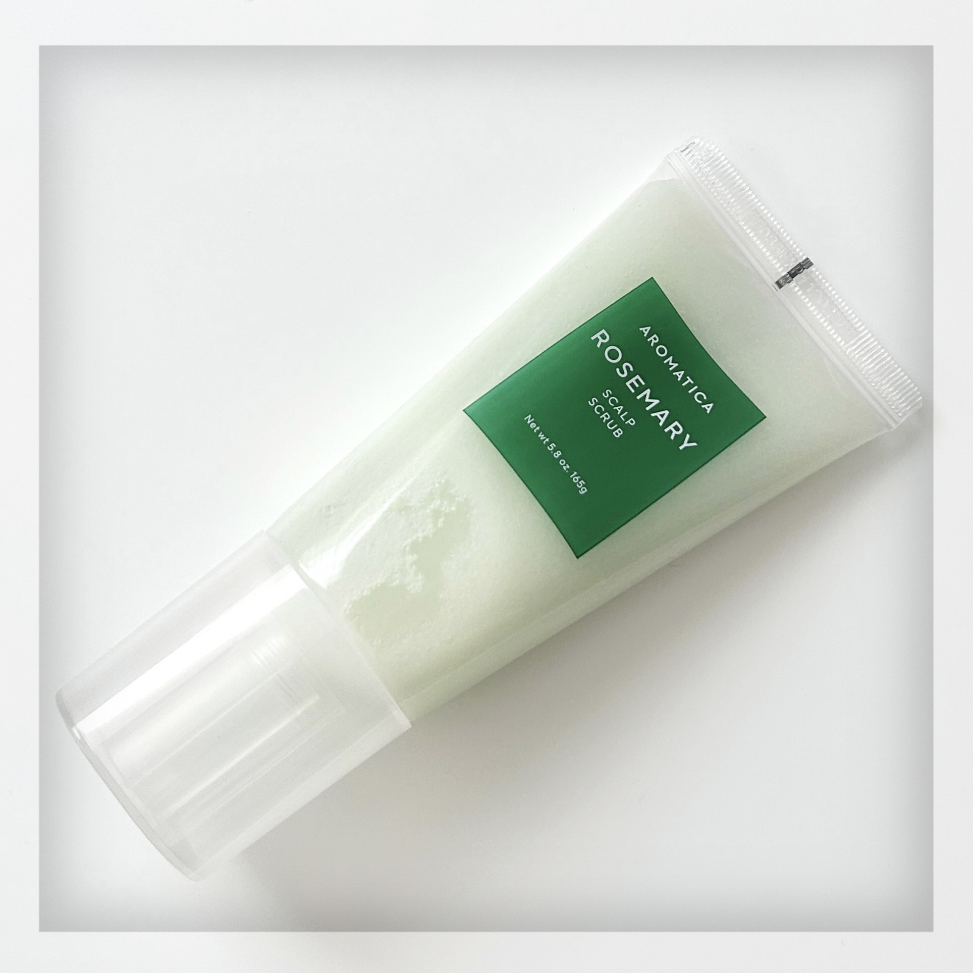 ローズマリー スカルプ スクラブ/AROMATICA/ヘッドスクラブを使ったクチコミ（1枚目）