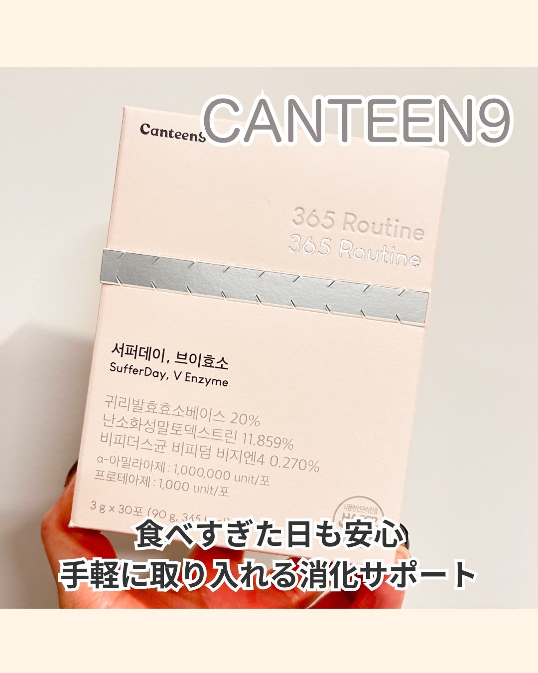 サファーデイ V酵素/canteen9/ボディサプリメントを使ったクチコミ(1枚目)