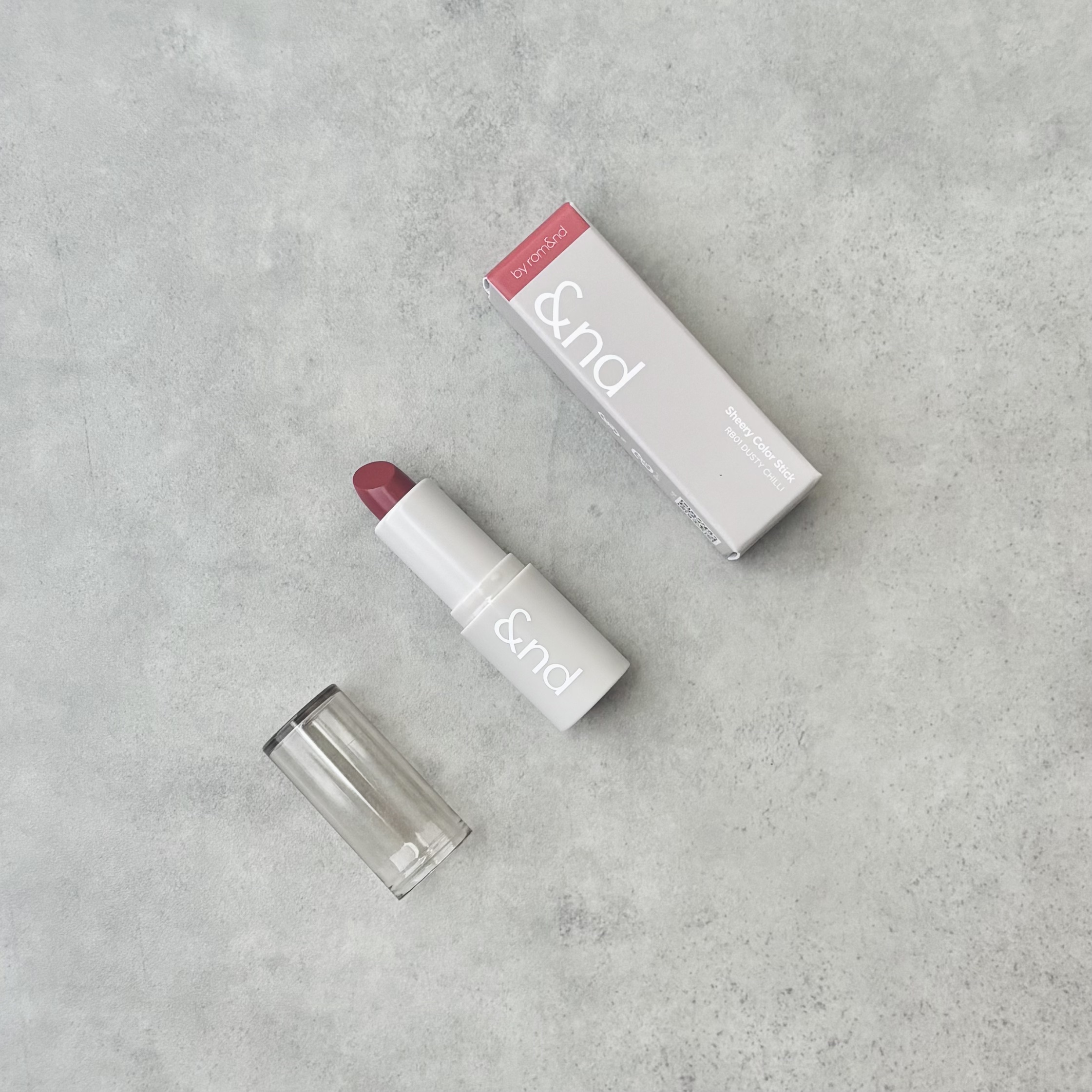 シアリーカラースティック/&nd by rom&nd/口紅を使ったクチコミ（1枚目）