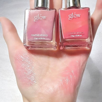 カクテルオイルブラッシャー/glow/リキッドチークを使ったクチコミ(6枚目)