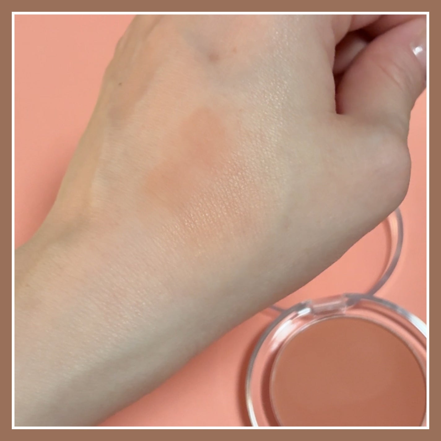 ACマットチークカラー/セリア/パウダーチークを使ったクチコミ(2枚目)