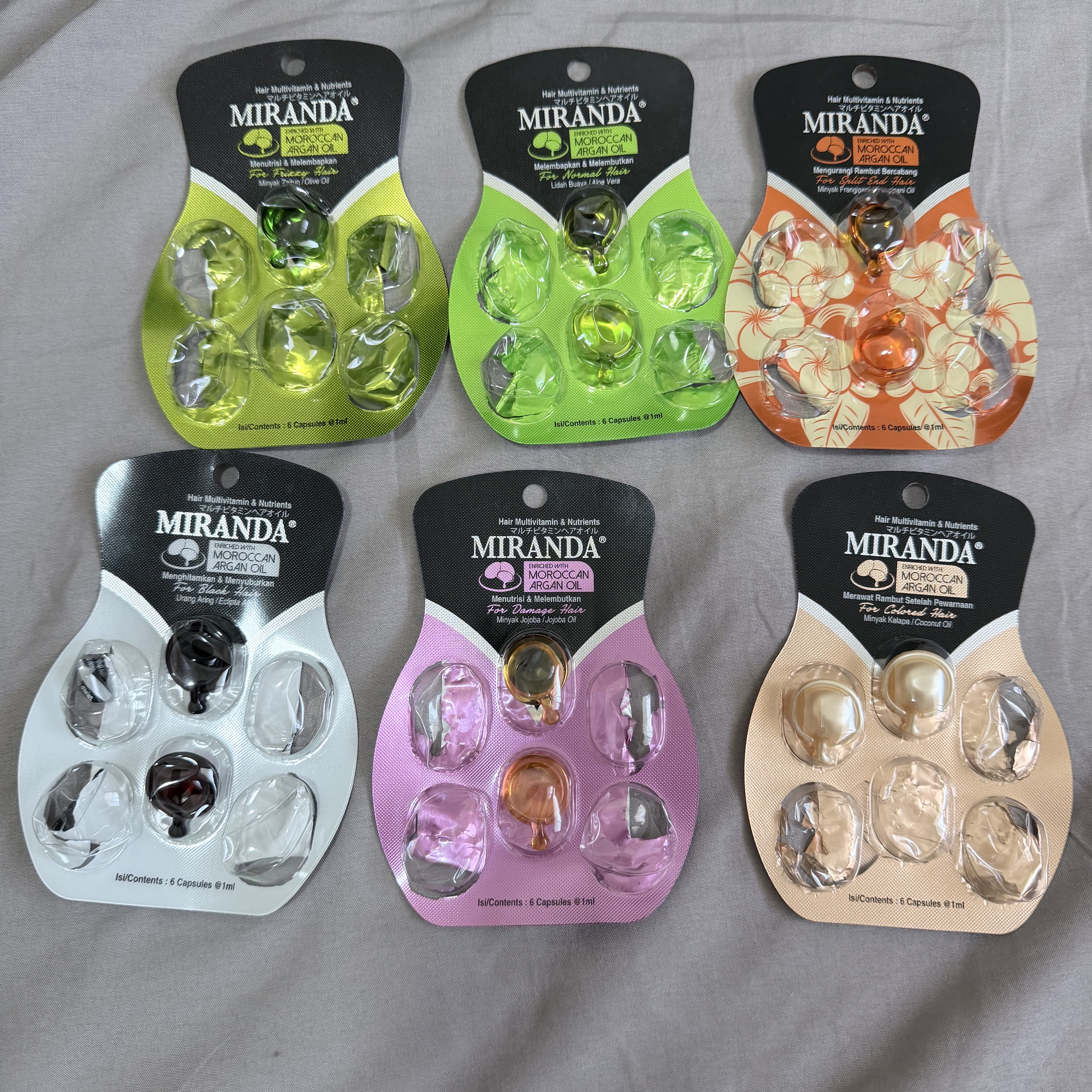 ヘアビタミン カラーケアヘアオイル/MIRANDA/ヘアオイルを使ったクチコミ（1枚目）