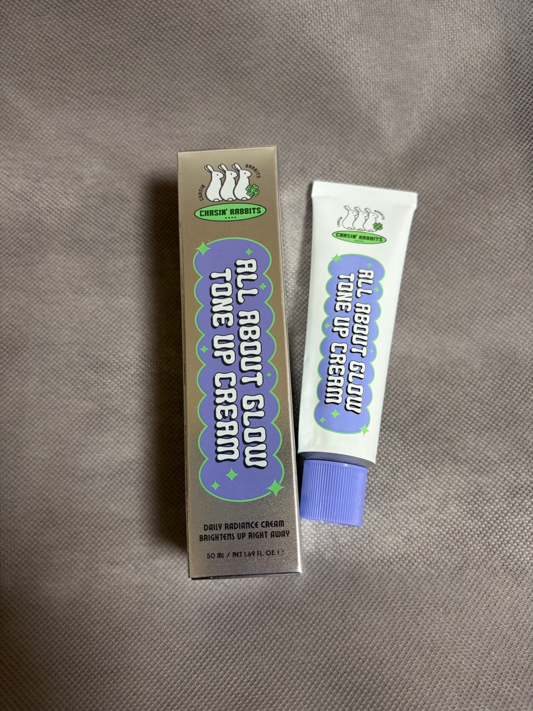 オールアバウトグロウトーンアップクリーム/CHASIN'RABBITS/化粧下地を使ったクチコミ（1枚目）