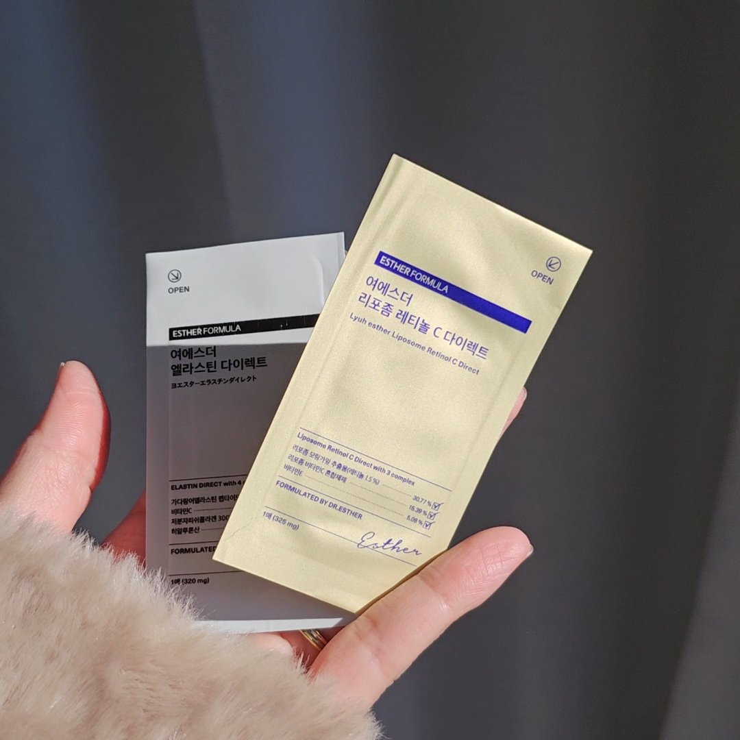 ヨエスターリポソームレチノールCダイレクトフィルム/ESTHER FORMULA/美容サプリメントを使ったクチコミ（3枚目）