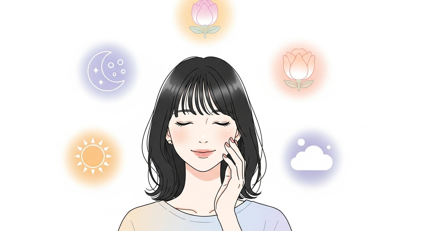 きょうこ┃美容&ダイエット発信 on LIPS 「【原因は間違ったタイミング!】生理周期で『ニキビ・乾燥』が繰り..」(1枚目)