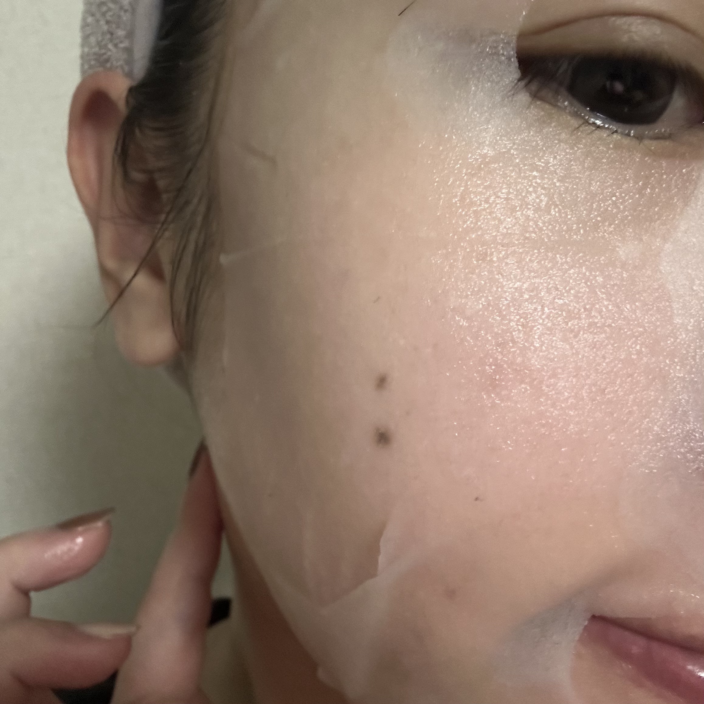 ヨル　スキン　オーバーナイト　ハイドラシートマスク　クリア/YOLU/シートマスク・パックを使ったクチコミ（3枚目）