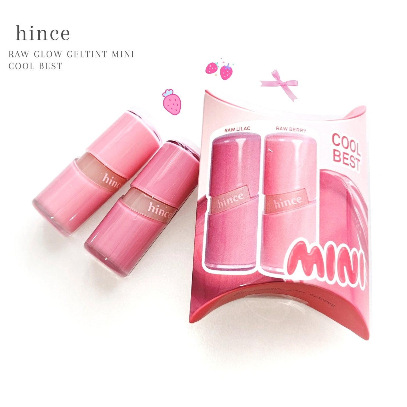 ロウグロウジェルティント/hince/リップティントを使ったクチコミ(2枚目)