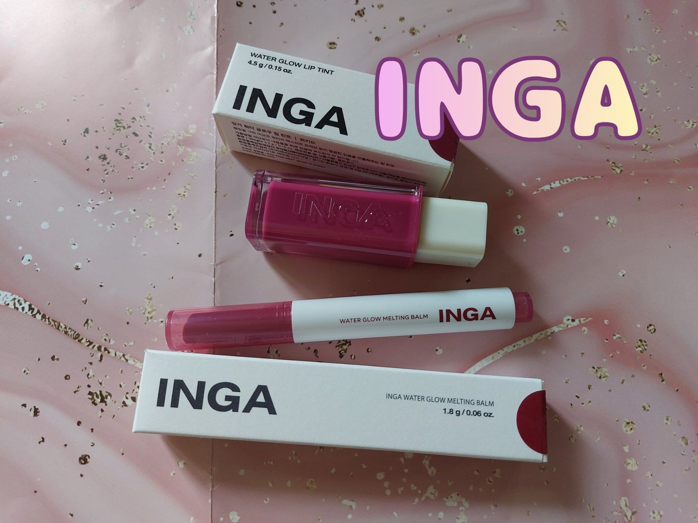 ウォーターグローリップティント/INGA/リップティントを使ったクチコミ(1枚目)