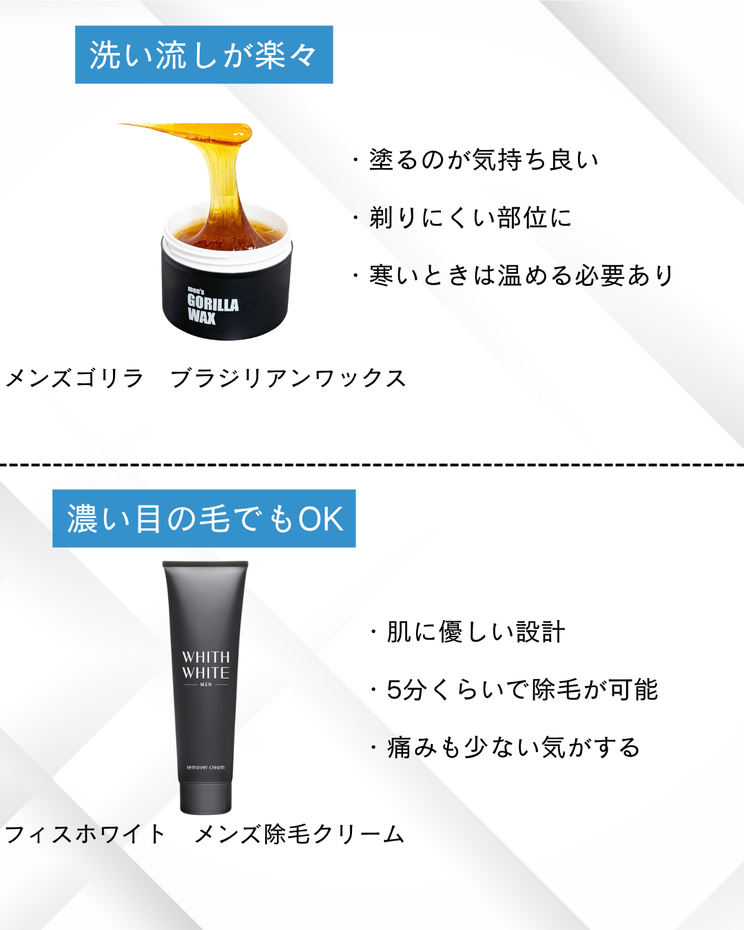 美男塾 on LIPS 「【一気になくせ!ムダ毛を取る除毛クリーム6選】清潔感を爆上げす..」(2枚目)