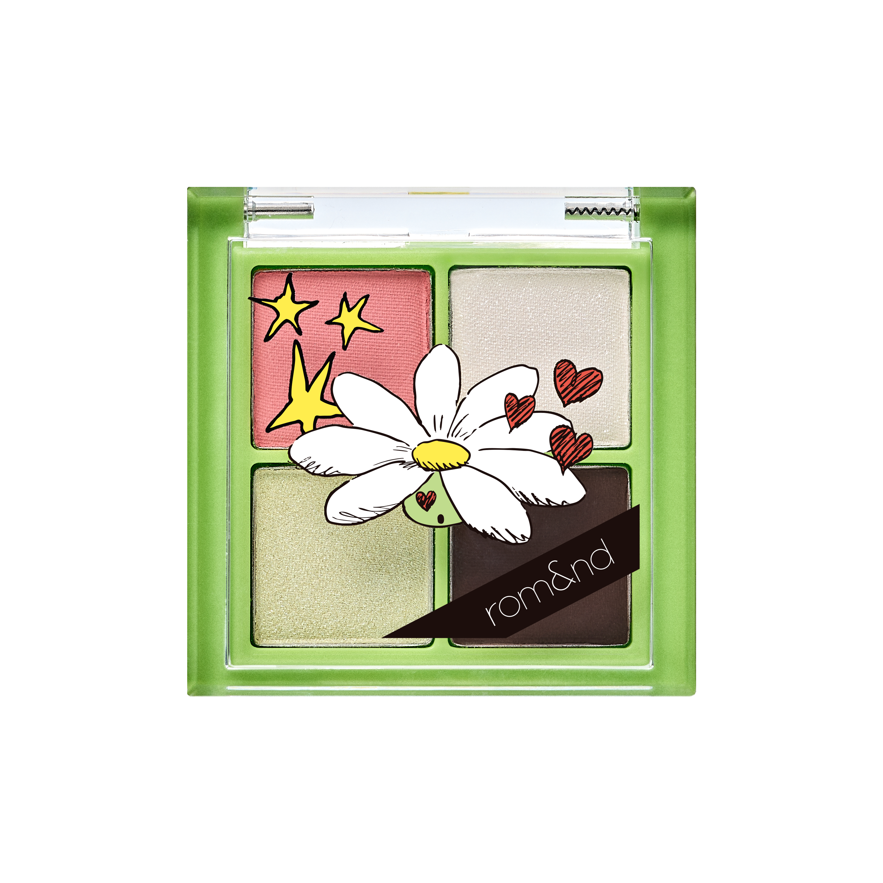 【ドン・キホーテ限定】rom&nd | ZO&FRIENDS　べターザンパレットセット Z02 デイジーポップ+05 シェイドアンドシャドウガーデン