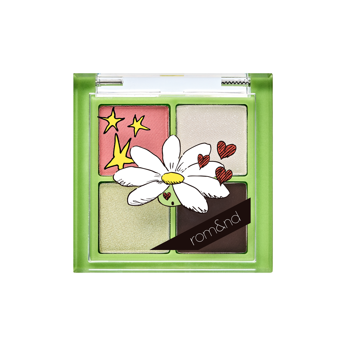 【ドン・キホーテ限定】rom&nd | ZO&FRIENDS べターザンパレットセット Z02 デイジーポップ+05 シェイドアンドシャドウガーデン