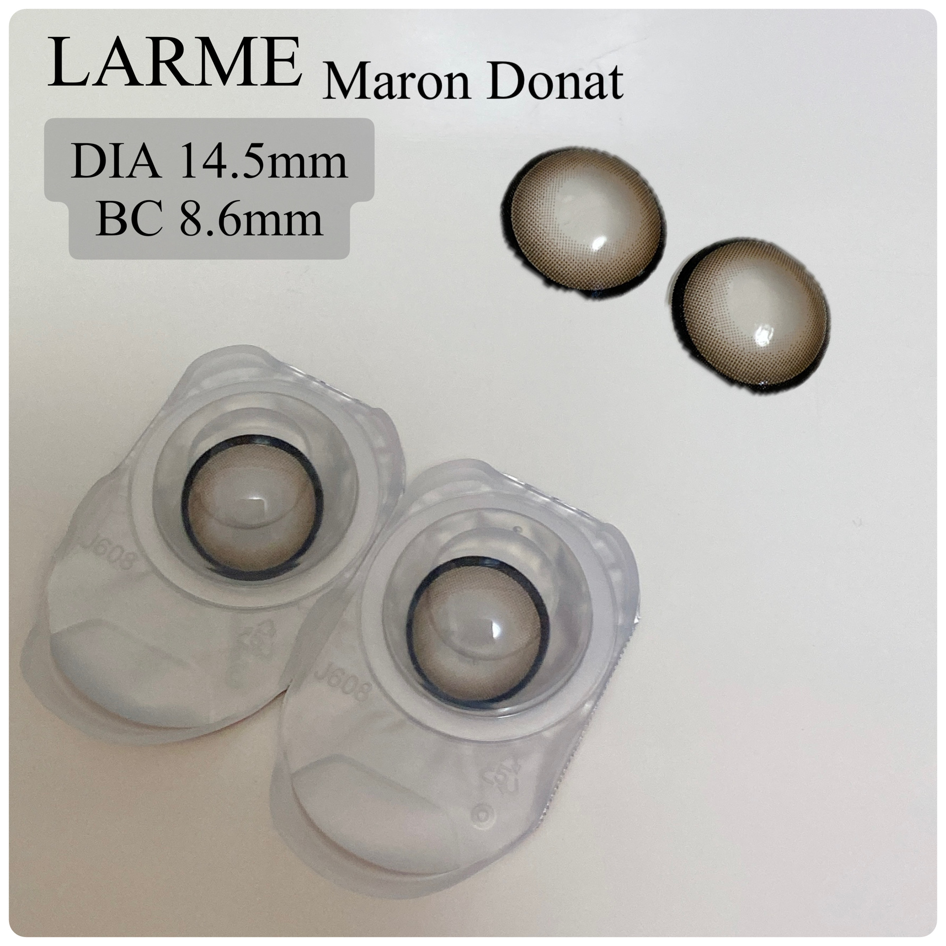 LARME MELTY SERIES(ラルムメルティシリーズ)/LARME/カラーコンタクトレンズを使ったクチコミ（2枚目）