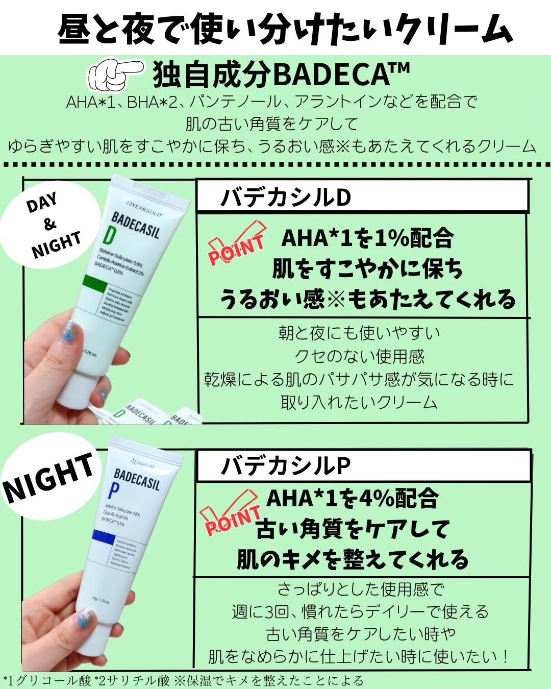 バデカシルDクリーム/23years old/フェイスクリームを使ったクチコミ(2枚目)