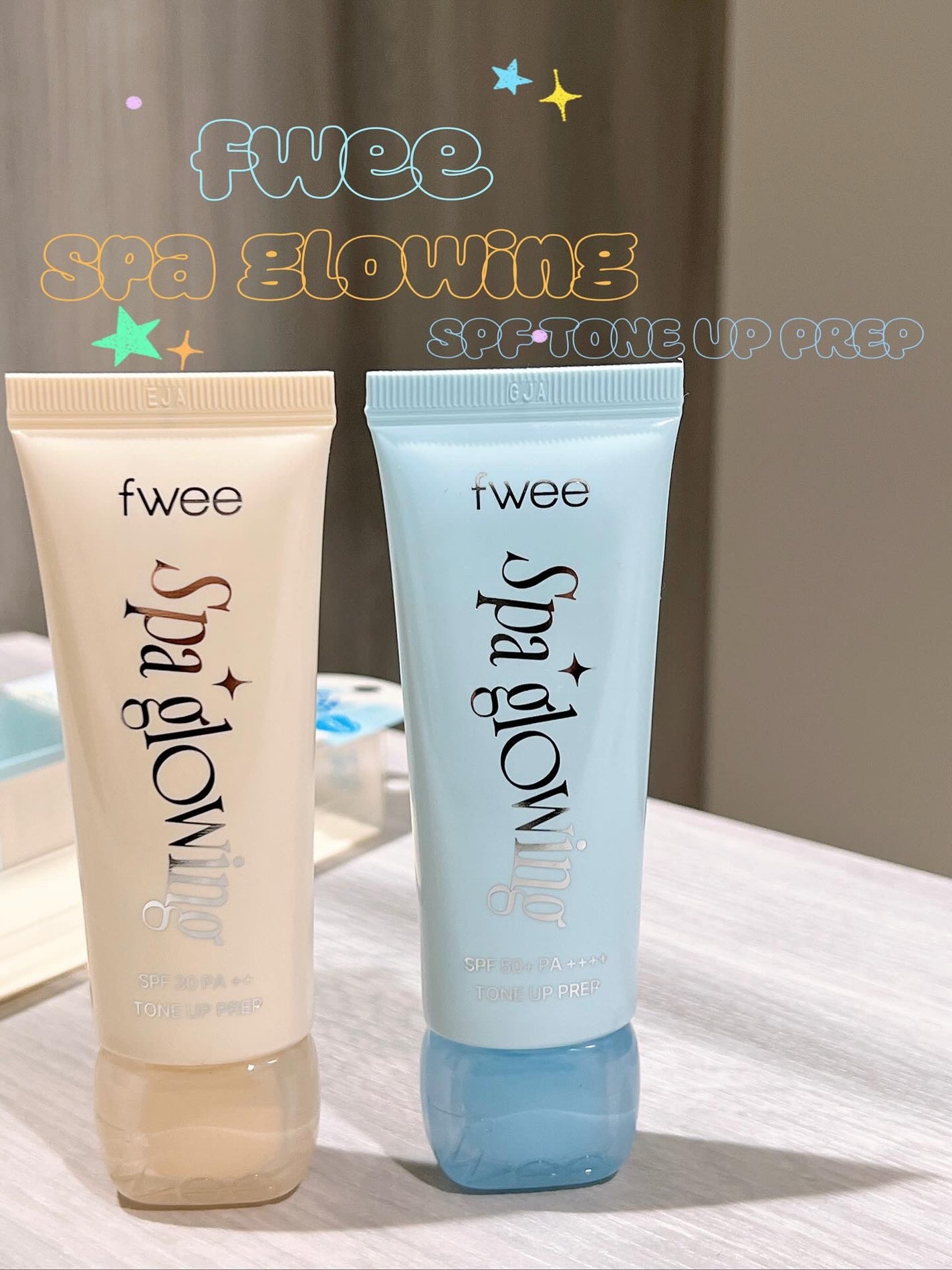 スパグロウUVトーンアップベース/fwee/化粧下地を使ったクチコミ(1枚目)