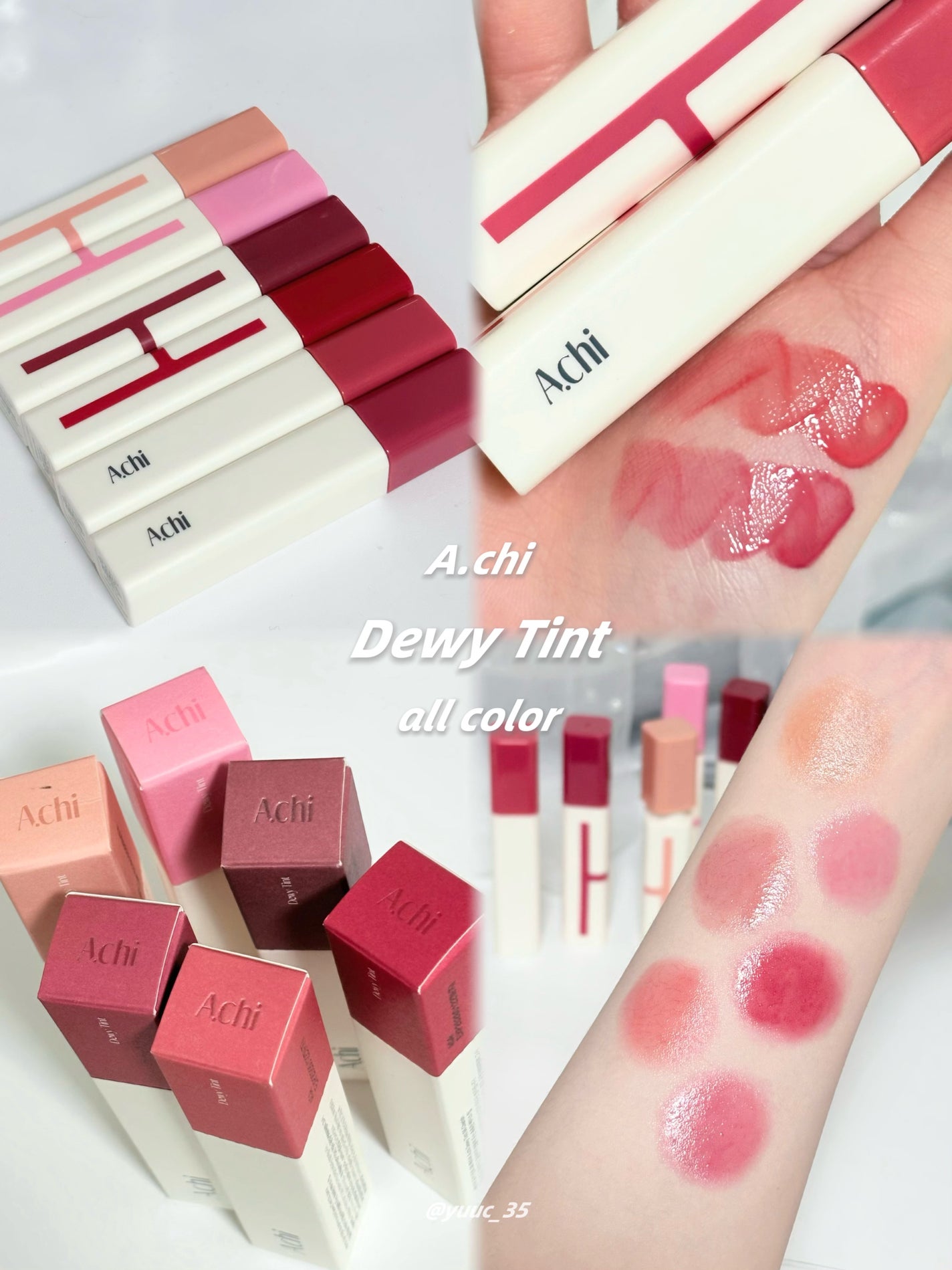 Dewy Tint/A.chi/リップティントを使ったクチコミ(1枚目)