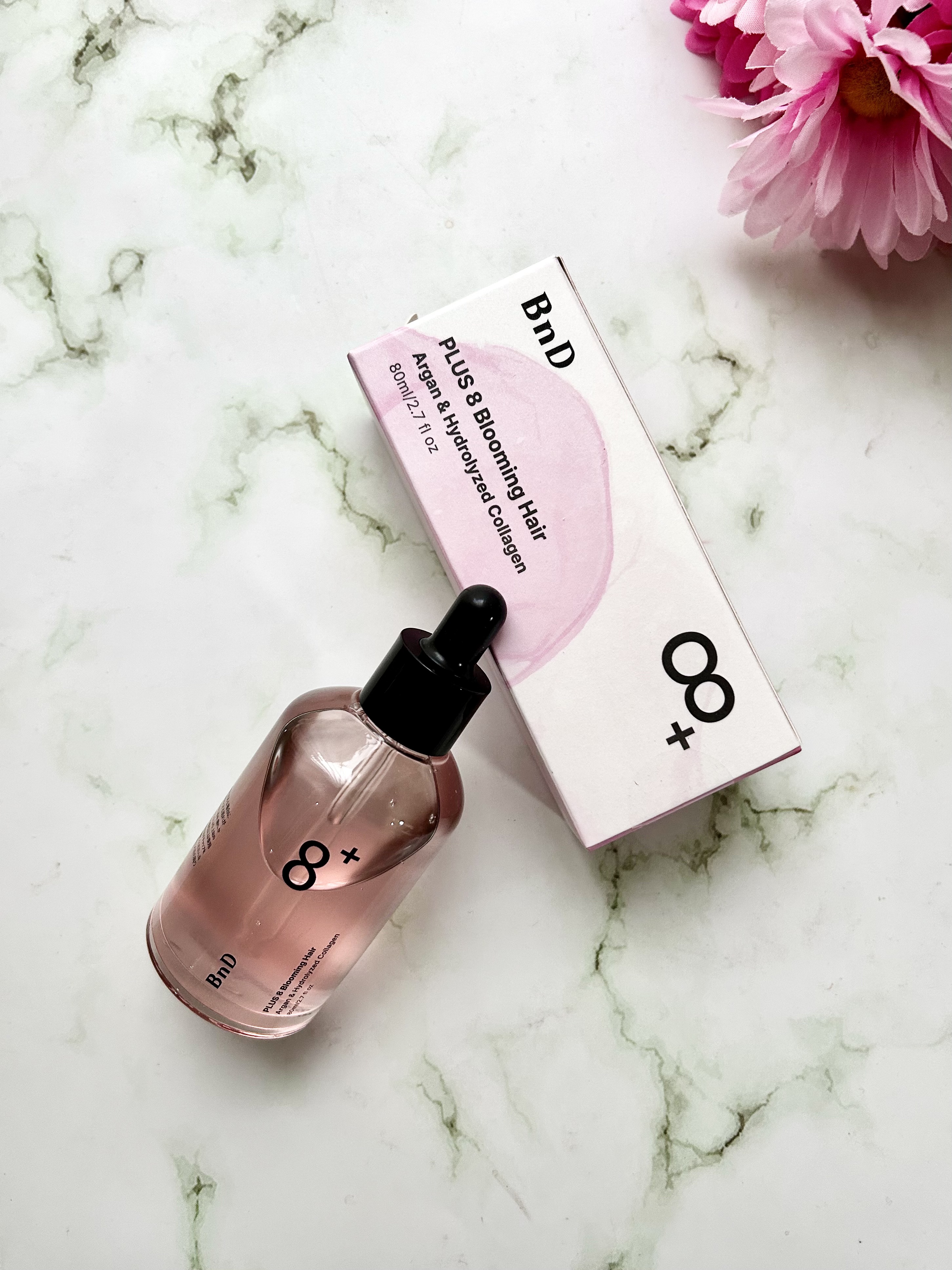 8+ブルーミングヘアオイル　ナチュラルフローラルの香り/BnD/ヘアオイルを使ったクチコミ（1枚目）