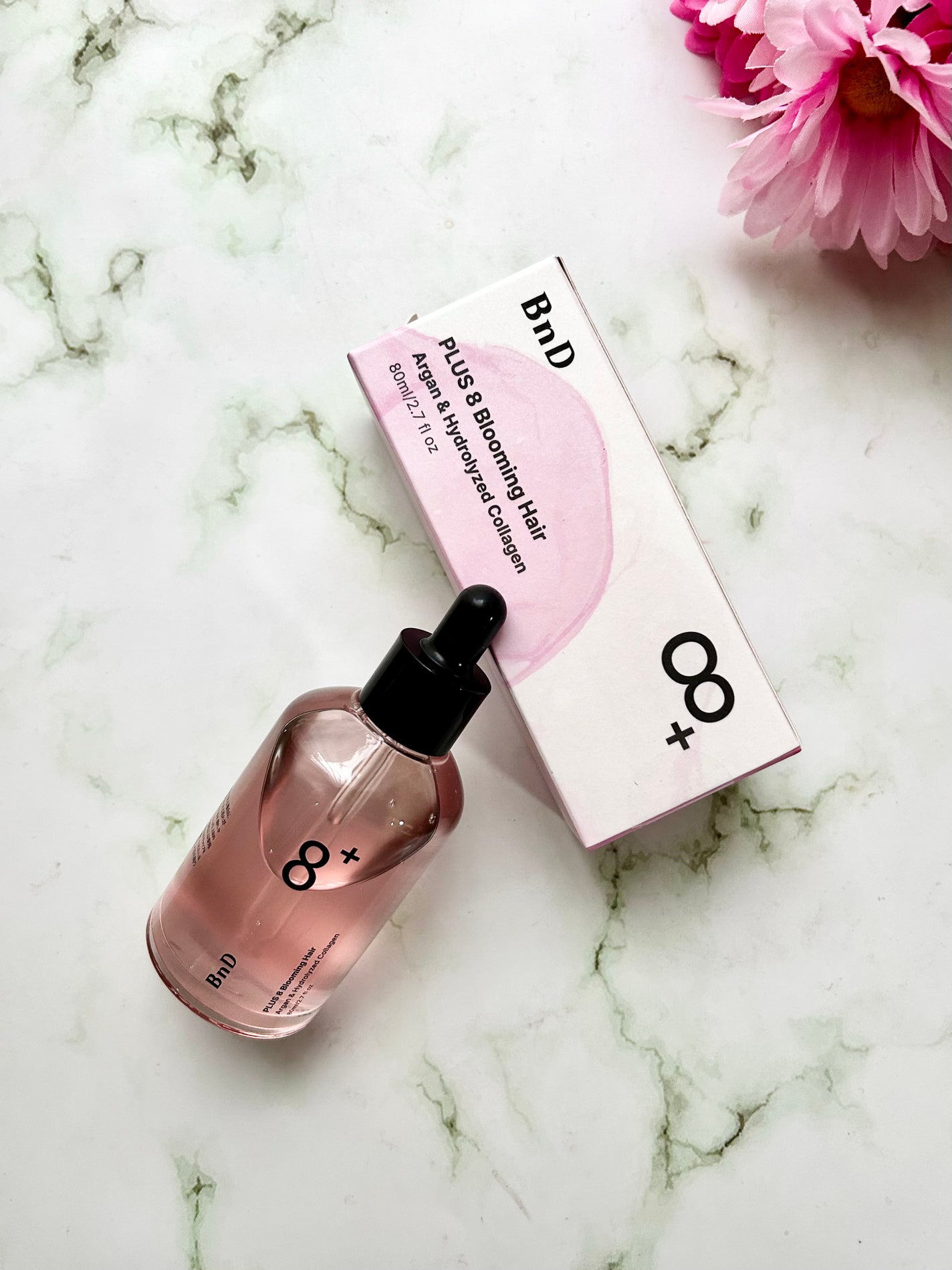 8+ブルーミングヘアオイル ナチュラルフローラルの香り/BnD/ヘアオイルを使ったクチコミ(1枚目)