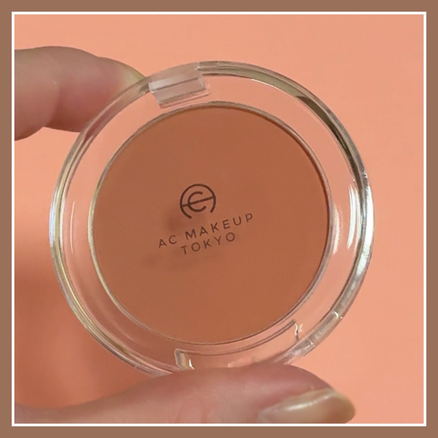 ACマットチークカラー/セリア/パウダーチークを使ったクチコミ(3枚目)