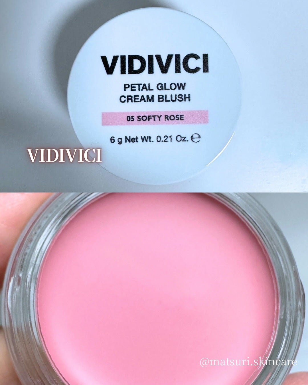 ペタルグロウクリームチーク/VIDIVICI/ジェル・クリームチークを使ったクチコミ(1枚目)