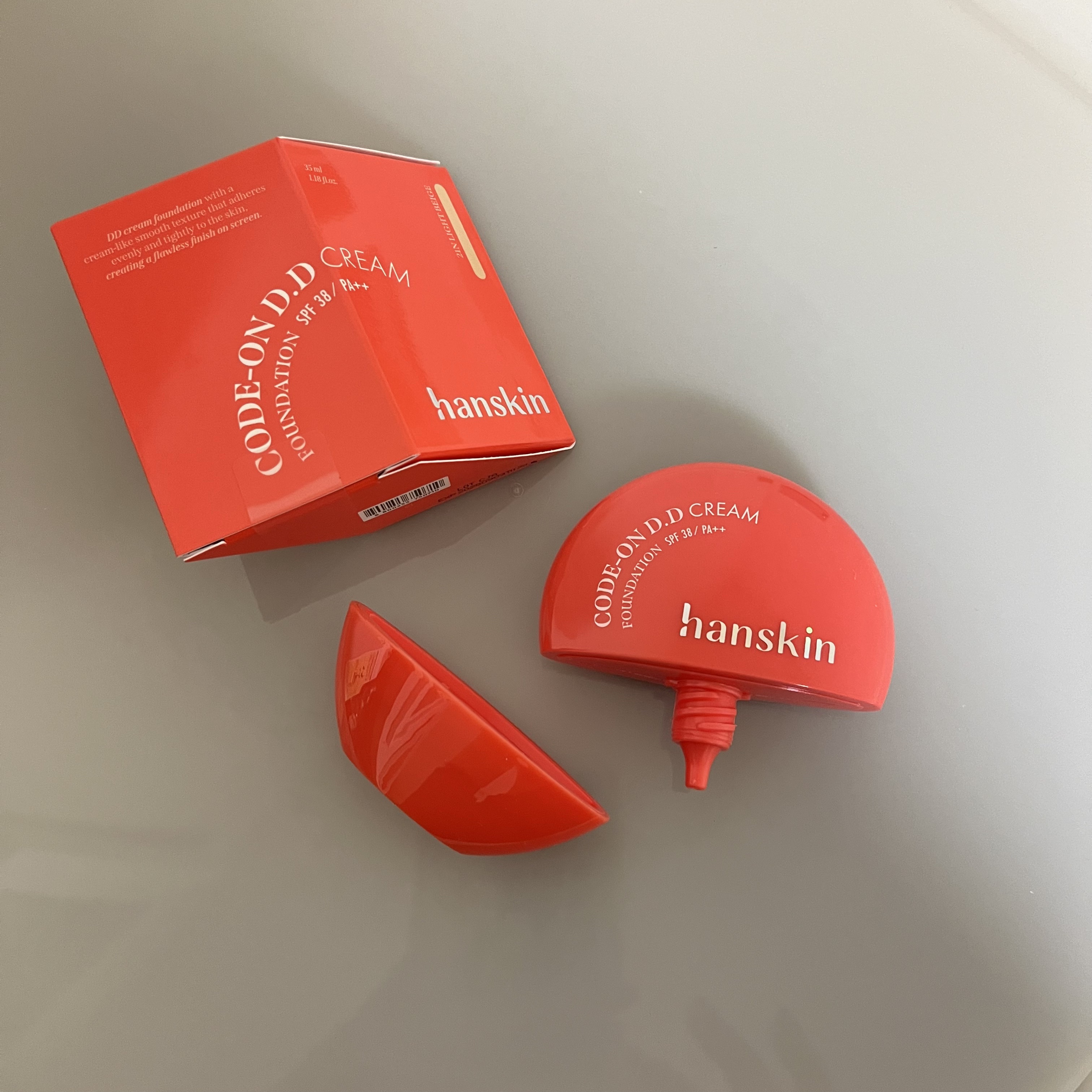 CODEON DDクリームファンデーション/ハンスキン/クリーム・エマルジョンファンデーションを使ったクチコミ（2枚目）