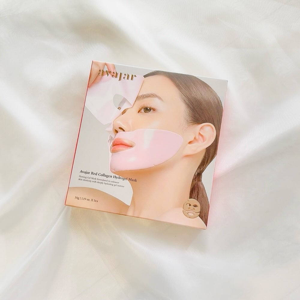 レッドコラーゲンハイドロゲルマスク/avajar/シートマスク・パックを使ったクチコミ（2枚目）