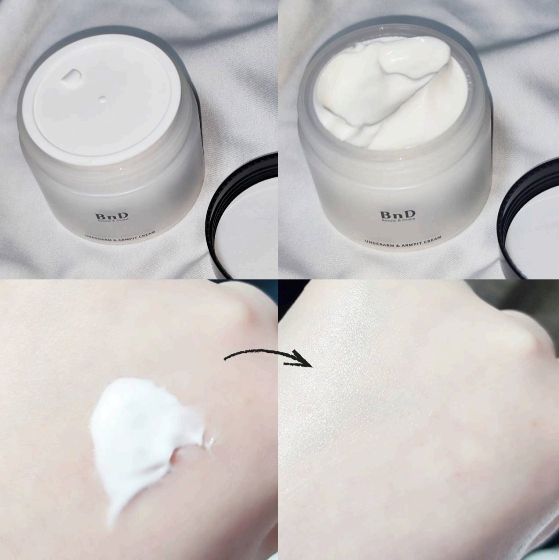 BnDアンダーアームクリーム(ボディクリーム)/BnD/デリケートゾーンケアを使ったクチコミ（3枚目）
