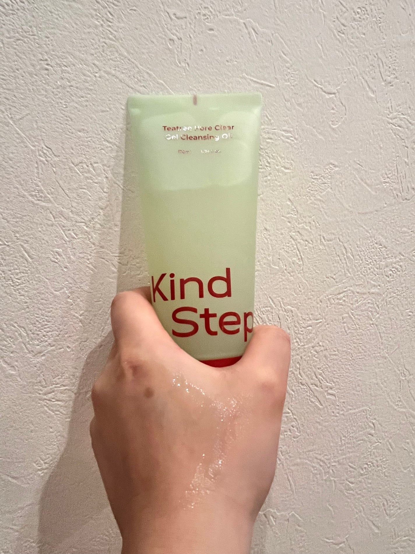 ティーツリージェルクレンジングオイル/KindStep/クレンジングジェルを使ったクチコミ(4枚目)